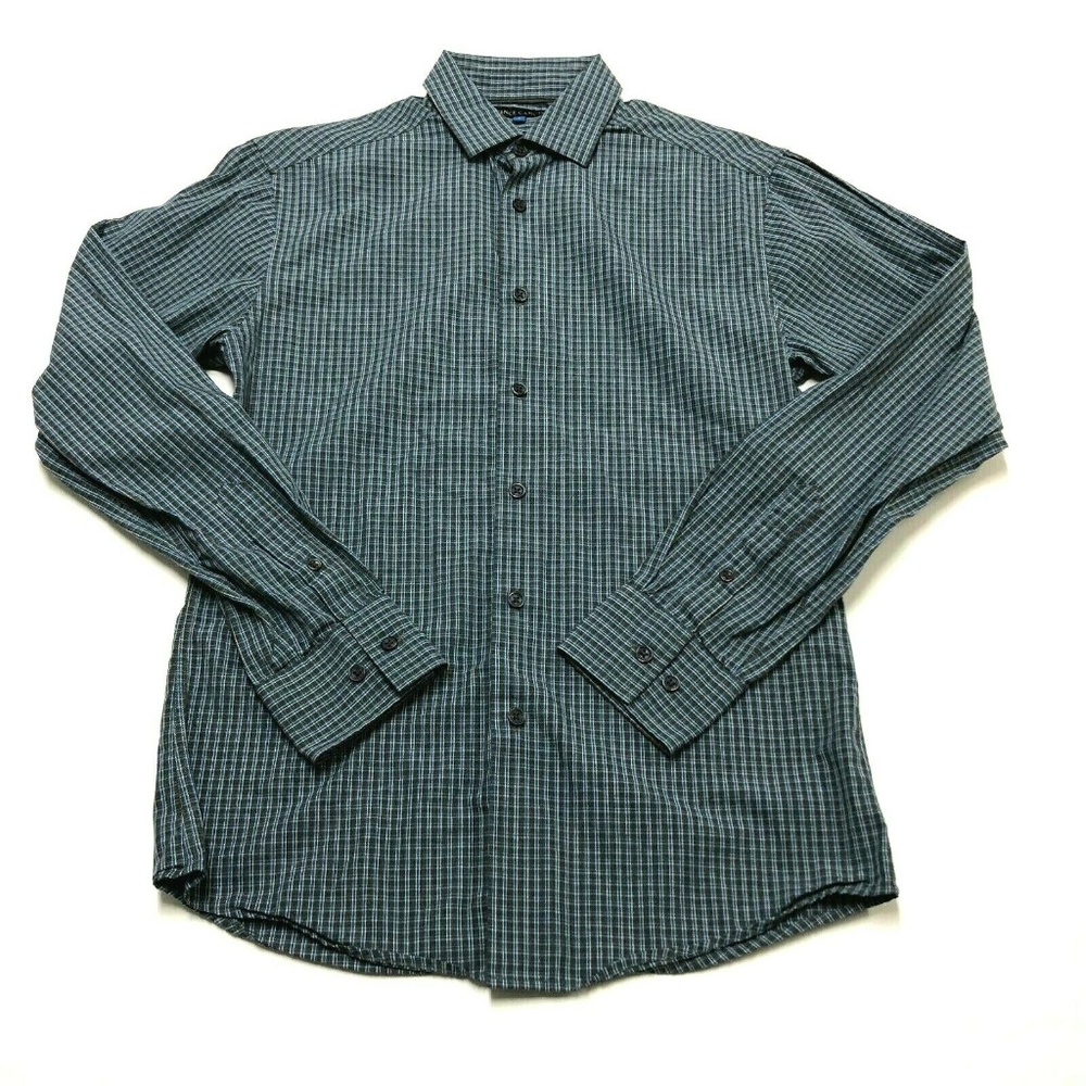 Vince Camuto Mens Small Long Sleeve Button-Front